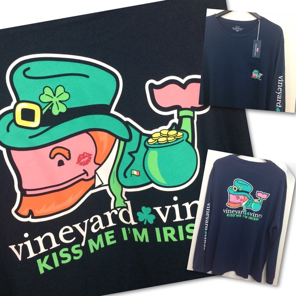 Vineyard Vines Other - Vineyard Vines Mens Kiss Me I'm Irish T-Shirt
